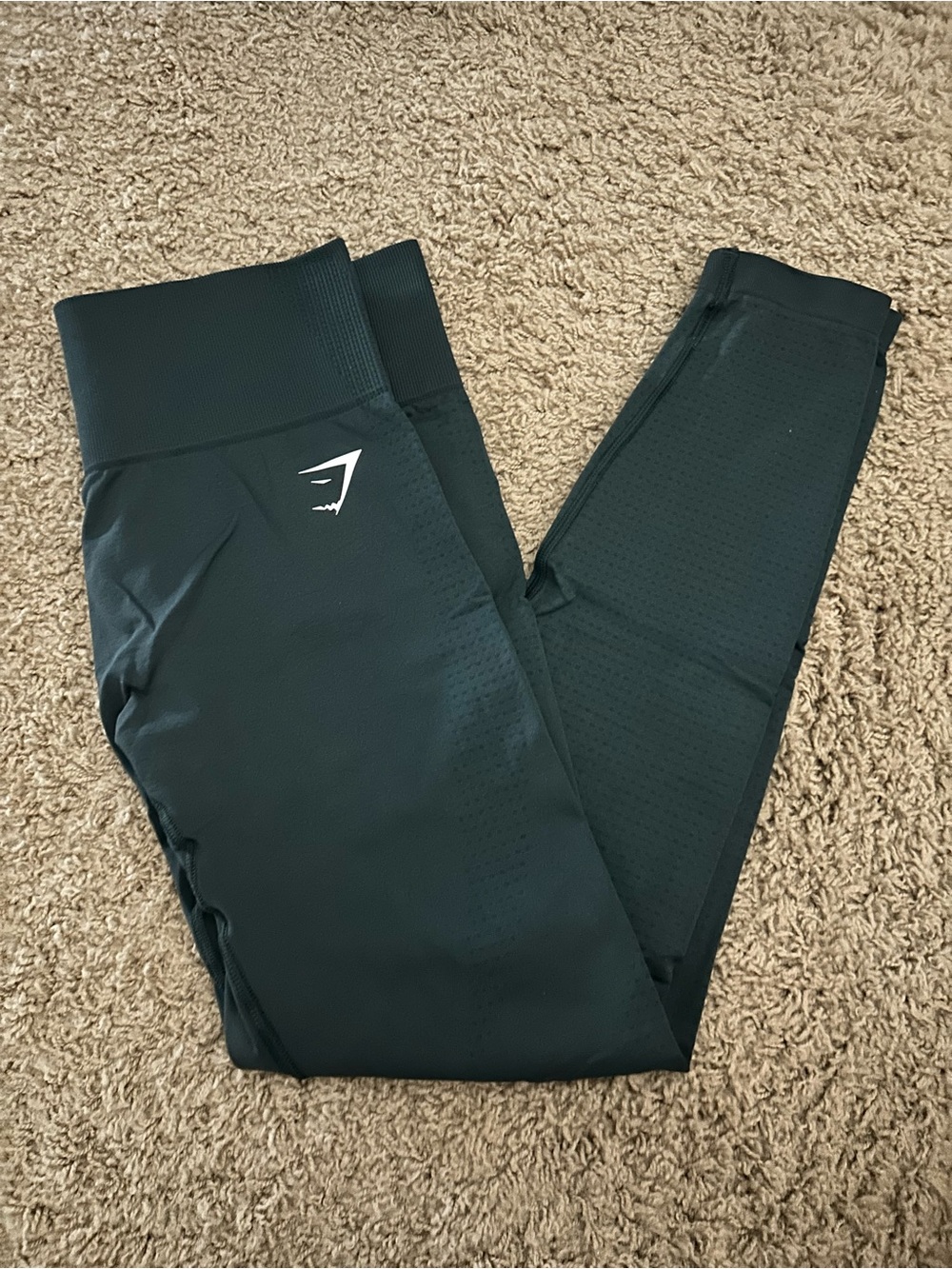 Gymshark High-Waist Dark Green Leggings
